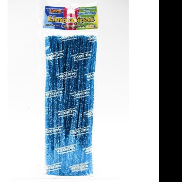 LIMPIAPIPAS MET. BOLSA C100 PZ. AZUL REY PASCUA